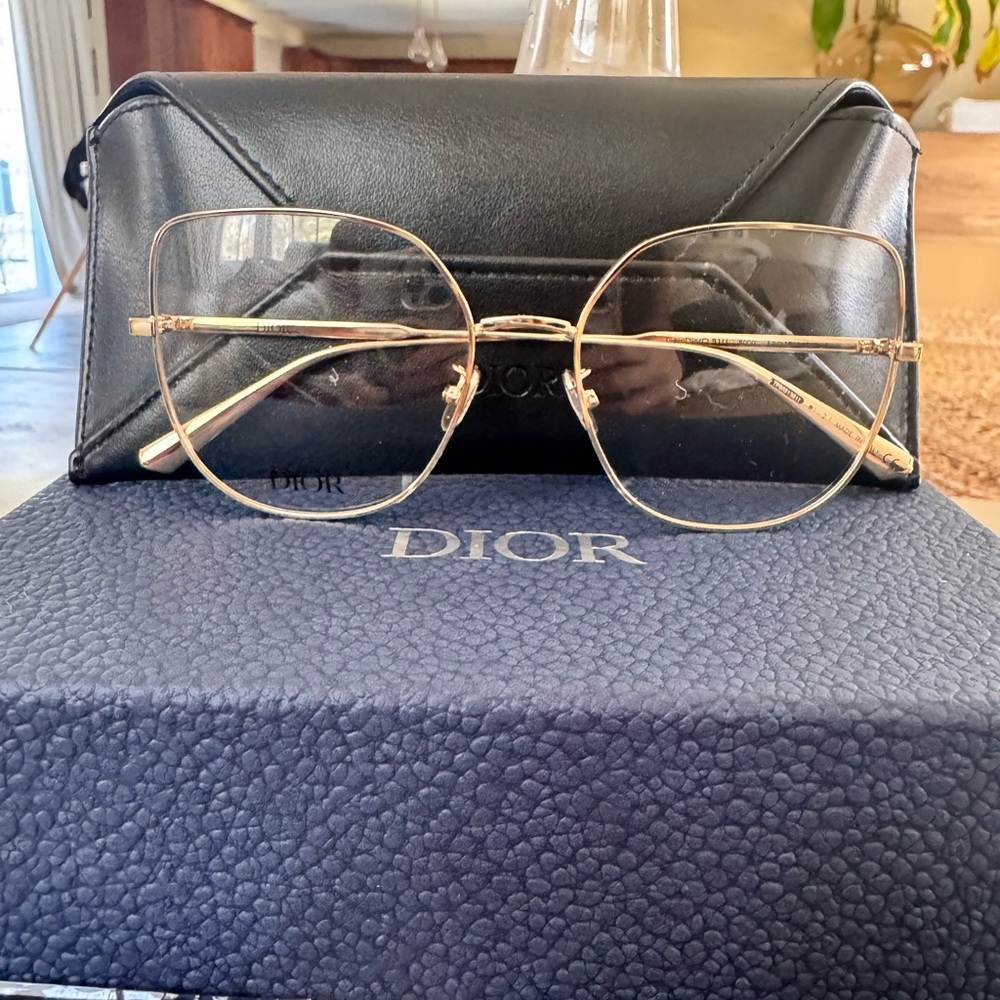 Dior Gold Women's Eyeglasses